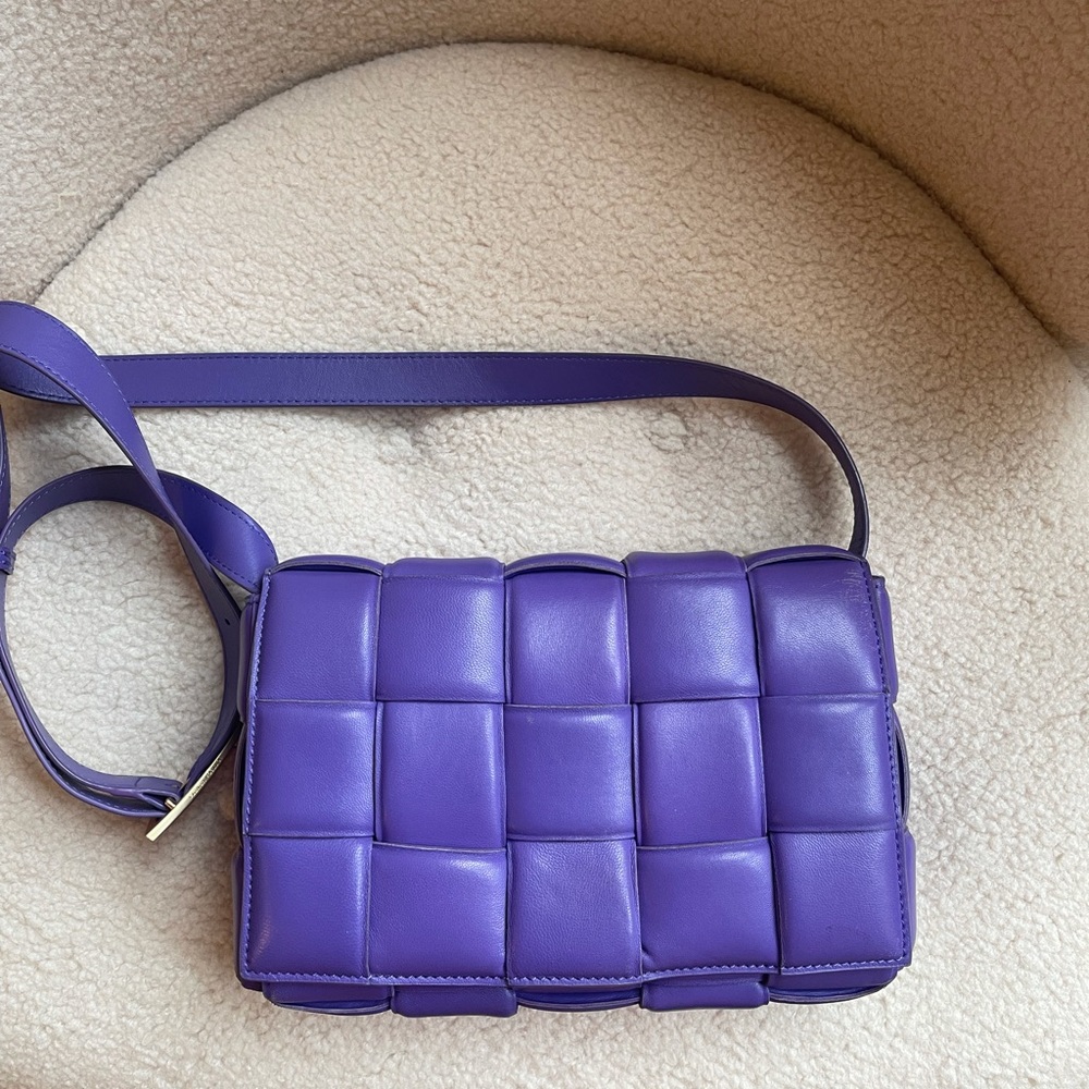 Bottega Veneta Violet Cassette Bag